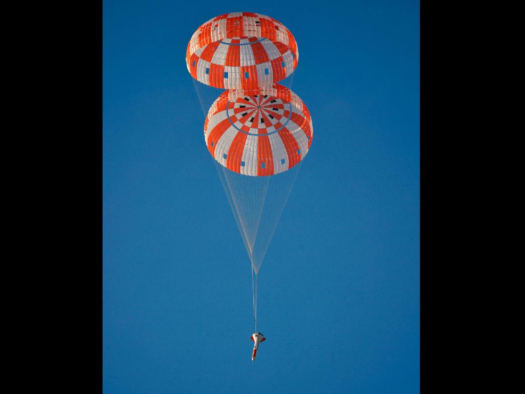 NASA Tests Parachutes for New Deep Space Capsule